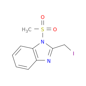 1H-Benzimidazole, 2-(iodomethyl)-1-(methylsulfonyl)-