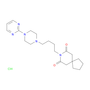 N-[4-[4-(2-嘧啶基)-1-哌嗪基]丁基]-8-氮杂螺[4,5]癸烷-7,9-二酮盐酸盐