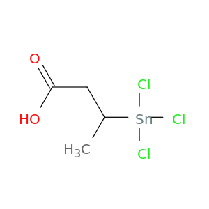 Butanoic acid, 3-(trichlorostannyl)-