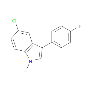 1H-Indole, 5-chloro-3-(4-fluorophenyl)-