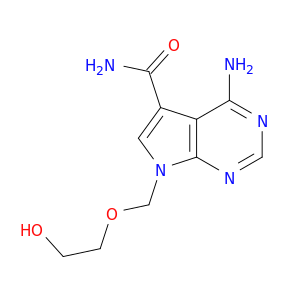 7H-Pyrrolo[2,3-d]pyrimidine-5-carboxamide,4-amino-7-[(2-hydroxyethoxy)methyl]-