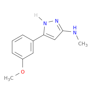 5-(3-methoxyphenyl)-N-methyl-1H-pyrazol-3-amine