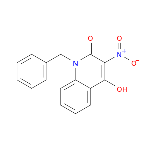 2(1H)-Quinolinone, 4-hydroxy-3-nitro-1-(phenylmethyl)-