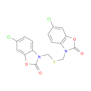 2(3H)-Benzoxazolone, 3,3'-[thiobis(methylene)]bis[6-chloro-