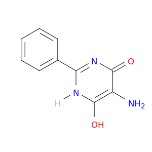 4(1H)-Pyrimidinone, 5-amino-6-hydroxy-2-phenyl-