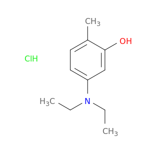 Phenol, 5-(diethylamino)-2-methyl-, hydrochloride
