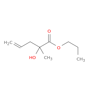 4-Pentenoic acid, 2-hydroxy-2-methyl-, propyl ester