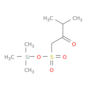 1-Butanesulfonic acid, 3-methyl-2-oxo-, trimethylsilyl ester