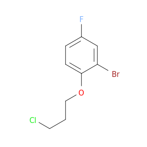 Benzene, 2-bromo-1-(3-chloropropoxy)-4-fluoro-