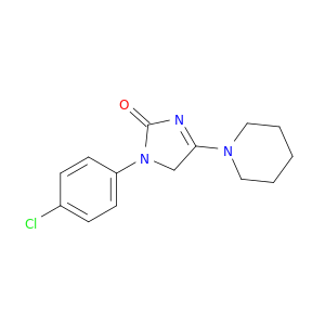 1-(4-氯苯基)-1,5-二氢-4-(1-哌啶基)-2H-咪唑-2-一体
