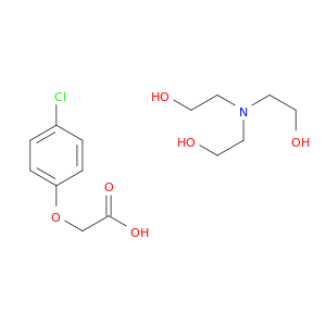 2-(bis(2-hydroxyethyl)amino)ethanol; 2-(4-chlorophenoxy)acetic acid