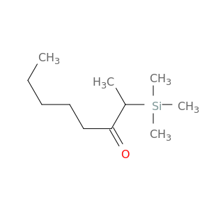 3-Octanone, 2-(trimethylsilyl)-
