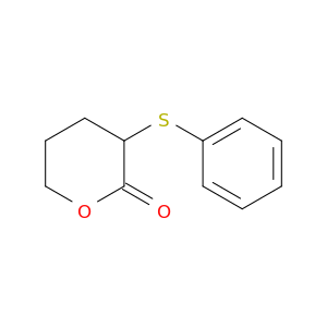 2H-Pyran-2-one, tetrahydro-3-(phenylthio)-