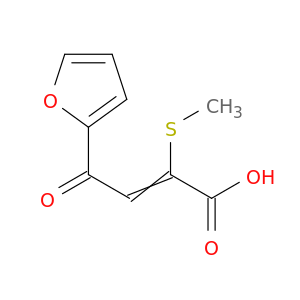2-Butenoic acid, 4-(2-furanyl)-2-(methylthio)-4-oxo-