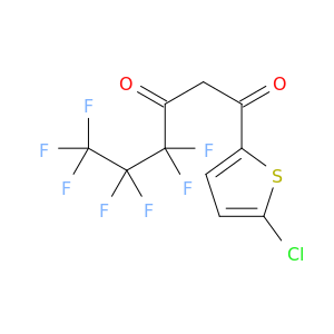 1-(5-chlorothiophen-2-yl)-4,4,5,5,6,6,6-heptafluorohexane-1,3-dione