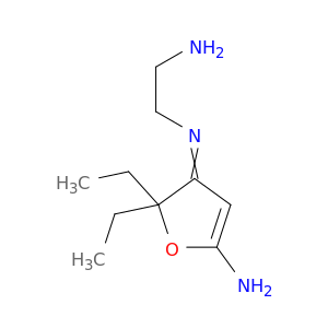 1,2-Ethanediamine, N-(5-amino-2,2-diethyl-3(2H)-furanylidene)-