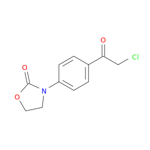 3-[4-(2-chloroacetyl)phenyl]-1,3-oxazolidin-2-one