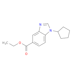 1H-苯并咪唑-5-羧酸,1-环戊基-,乙酯