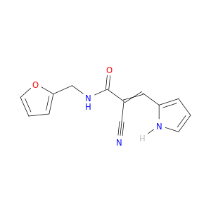 2-cyano-N-(2-furylmethyl)-3-(1H-pyrrol-2-yl)prop-2-enamide