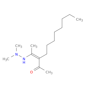 2-Undecanone, 3-[1-(2,2-dimethylhydrazino)ethylidene]-, (Z)-