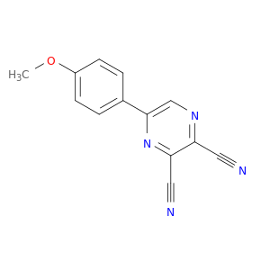 2,3-Pyrazinedicarbonitrile, 5-(4-methoxyphenyl)-
