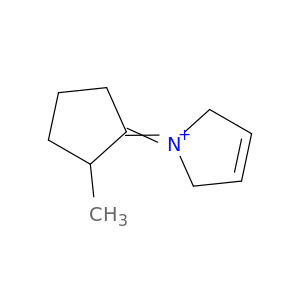 1H-Pyrrolium, 2,5-dihydro-1-(2-methylcyclopentylidene)-