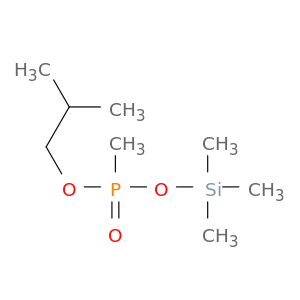 Phosphonic acid, methyl-, 2-methylpropyl trimethylsilyl ester