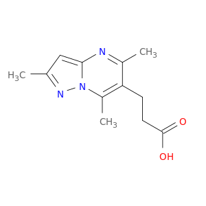 3-(2,5,7-Trimethylpyrazolo[1,5-a]pyrimidin-6-yl)propanoic acid