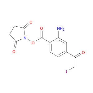 2,5-Pyrrolidinedione, 1-[[amino-4-(iodoacetyl)benzoyl]oxy]-