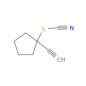 THIOCYANIC ACID 1-ETHYNYLCYCLOPENTYL ESTER