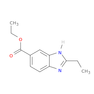 1H-Benzimidazole-5-carboxylic acid, 2-ethyl-, ethyl ester
