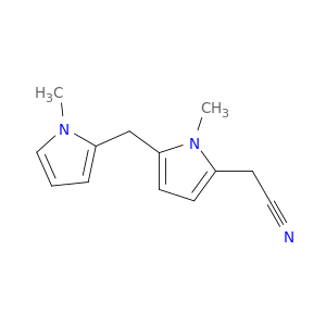 1H-Pyrrole-2-acetonitrile, 1-methyl-5-[(1-methyl-1H-pyrrol-2-yl)methyl]-