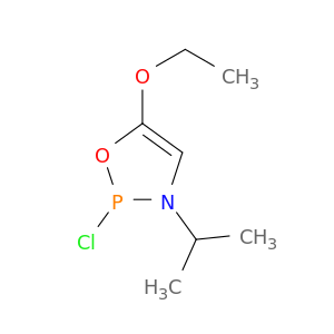 1,3,2-Oxazaphosphole, 2-chloro-5-ethoxy-2,3-dihydro-3-(1-methylethyl)-