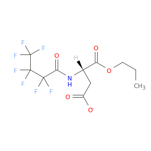 Aspartic acid, N-(2,2,3,3,4,4,4-heptafluoro-1-oxobutyl)-, 1-propyl ester
