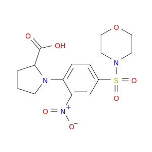1-(4-(Morpholinosulfonyl)-2-nitrophenyl)pyrrolidine-2-carboxylic acid
