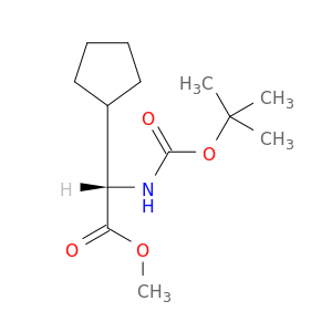 Cyclopentaneacetic acid, a-[[(1,1-dimethylethoxy)carbonyl]amino]-,methyl ester, (S)-