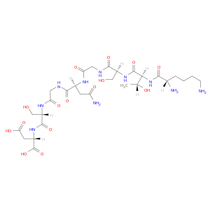 L-Aspartic acid, L-lysyl-L-threonyl-L-serylglycyl-L-asparaginylglycyl-L-seryl-