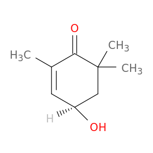 2-Cyclohexen-1-one, 4-hydroxy-2,6,6-trimethyl-, (R)-