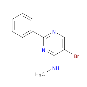 4-Pyrimidinamine, 5-bromo-N-methyl-2-phenyl-