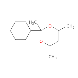 1,3-Dioxane, 2-cyclohexyl-2,4,6-trimethyl-