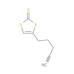 1,3-Dithiole-2-thione, 4-(4-pentynyl)-