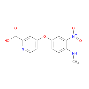 2-Pyridinecarboxylic acid, 4-[4-(methylamino)-3-nitrophenoxy]-