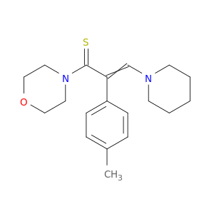 Morpholine, 4-[2-(4-methylphenyl)-3-(1-piperidinyl)-1-thioxo-2-propenyl]-
