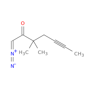 5-Heptyn-2-one, 1-diazo-3,3-dimethyl-