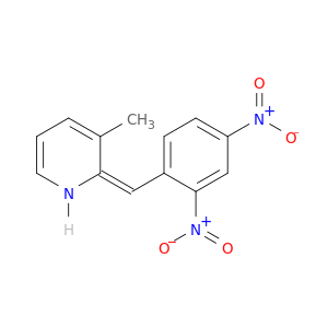 Pyridine, 2-[(2,4-dinitrophenyl)methylene]-1,2-dihydro-3-methyl-, (E)-