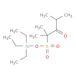 2-Pentanesulfonic acid, 2,4-dimethyl-3-oxo-, triethylsilyl ester