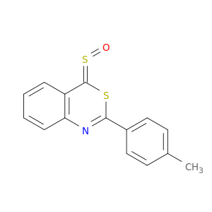 4H-3,1-Benzothiazine-4-thione, 2-(4-methylphenyl)-, S-oxide