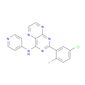 2-(5-氯-2-氟苯基)-N-(吡啶-4-基)蝶啶-4-胺
