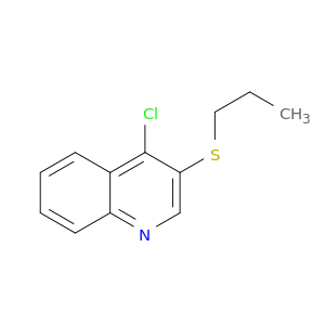 Quinoline, 4-chloro-3-(propylthio)-