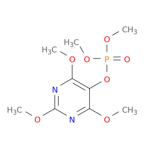 Phosphoric acid,dimethyl 2,4,6-trimethoxy-5-pyrimidinyl ester (8CI)